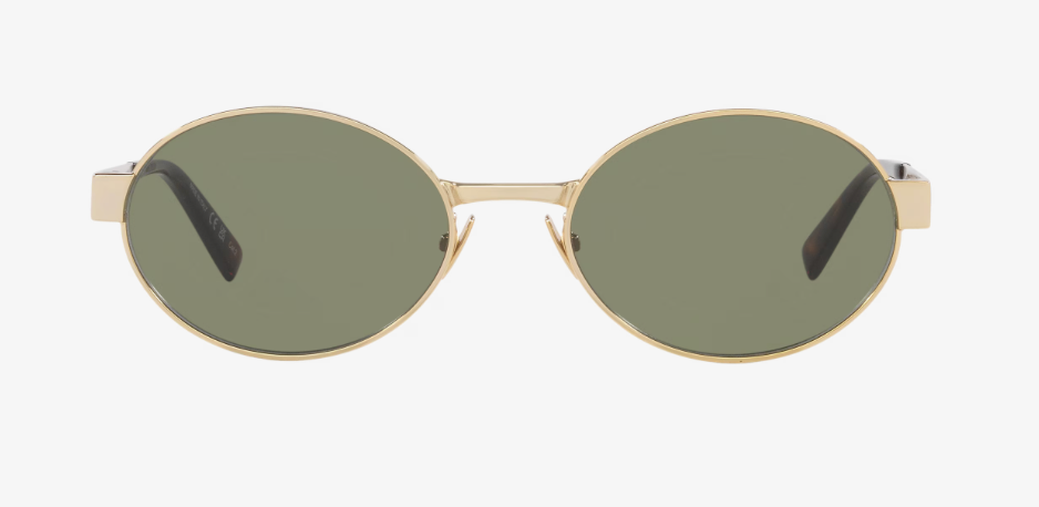 Saint Laurent, SL692, 003 GOLD GREEN, 55